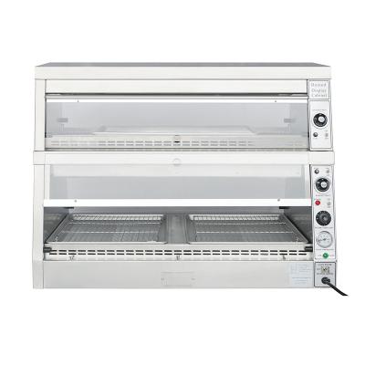 China Electric Commercial Deli Heater Display Showcase Food Hot Food Cabinet for sale