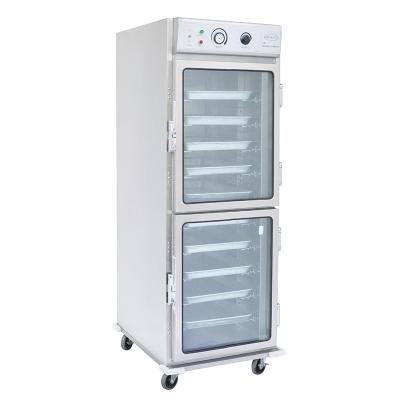 China Deli Amount Cabinet Fried Chicken Electric Food Warmer Mobile Heating Display with 10 Layers for sale