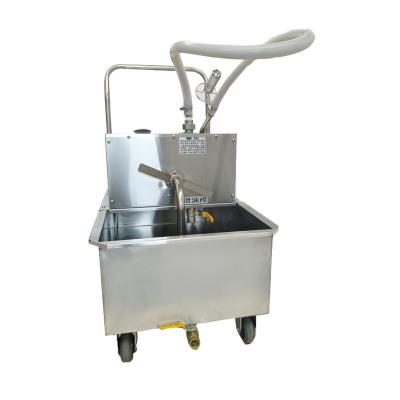 China Commercial Deli Kitchen Appliances Machine Kitchen Oil Filter Cart with 4 Swivel Casters for Deep Fryer for sale