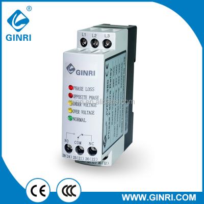 China GINRI JVRD 380V Phase Loss Sealed Phase Sequence Relay Fail Relay Voltage Control Relay / / Phase Made in China for sale