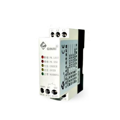 China JVRD-380N Sealed 3 Phase 4 Wire Voltage Monitoring Relay 3P+N 220V 380V Voltage Protective Control Relay for sale