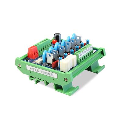 China 6 Channel Sealed SCR Module JR-6K Output SCR Optocoupler I/O Protector PLC AC Output Amplified Panel DC24V for sale