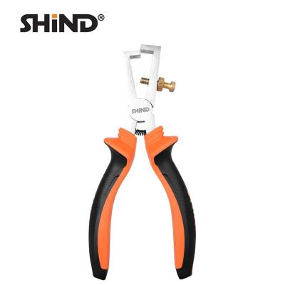 China SHIND 94020 160mm Easy Operation Wire Pliers Cable Stripping Crimping Pliers Cutting Self Adjusting Cable Barring Nipper Crimping Pliers for sale