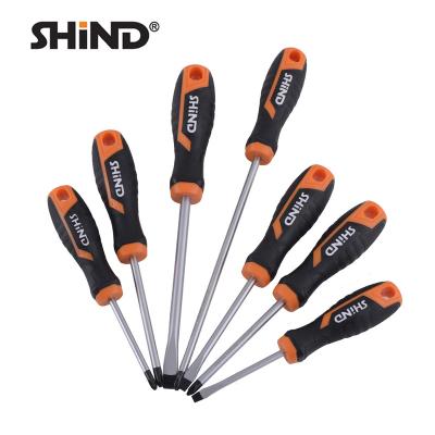 China SHIND durable 94375-94397 37822-37843 CRV Magnetic Steel Tool Kits Scrwdriver Phillips Slotted Screwdrivers Hand Tools for sale