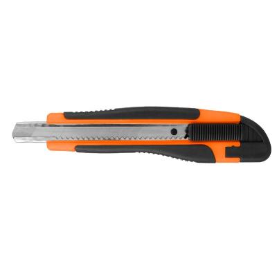 China Professional Durable 37556 Folding 9mm Small Snap Off Utility Blade Box Plastic Sliding Utility Knife Retractable Small Cutter Knife for sale