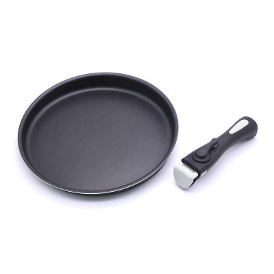 China Non Viable Stick Cookware Set with Detachable Pan Handle Kitchen Frying Pan for sale