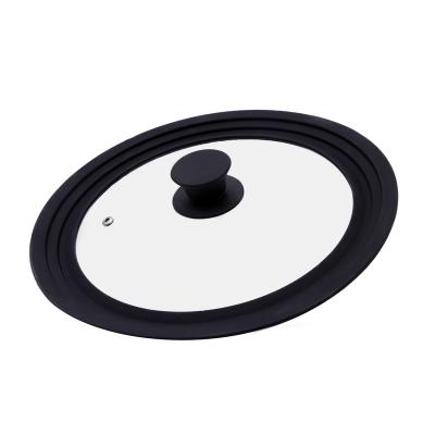 China Viable universal lids for pots, pans and pans one smaller silicone lid fits all 7 to 9 inch pots and pans for sale