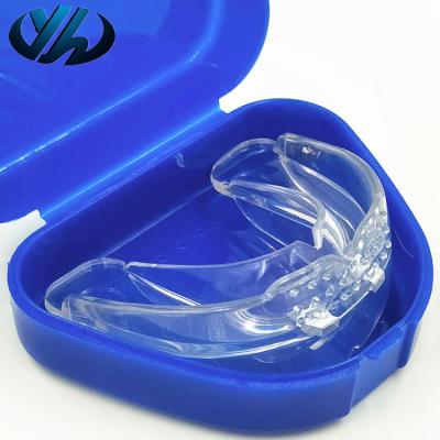 China Orthodontic High quality Transparent non-toxic food grade silicone teeth trainer dental mouth guards material orthodontics braces for sale