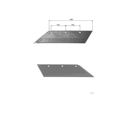 China Agriculture share for reversible point with surfacing same as Lemken 3352234 / 3352235 for sale