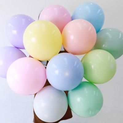 China Popular Wholesale Pastel 100pcs Birthday Decoration 100pcs Globos Latex Balloon Kit 10 Inch Assorted Candy Color Macaron Latex Balloons for sale