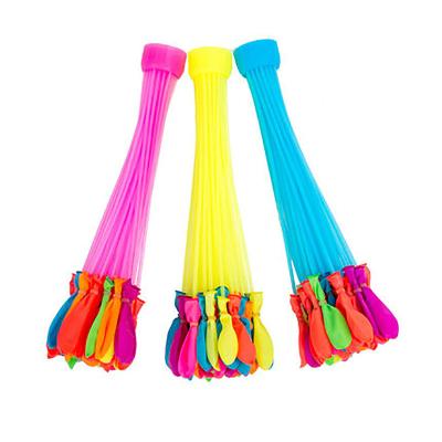 China Hot Sale 3 Groups 111 Piece Children's Toy Gift Water War Game Supplies Kids Summer Outdoor Beach Toy Party Water Balloon Launcher for sale