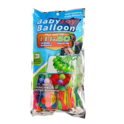 China Gift Toy Quick Automatic Knotting 111pcs/Pack Water Bombs Latex Balloon Outdoor Summer Beach Water Balloons Self-Sealing for sale