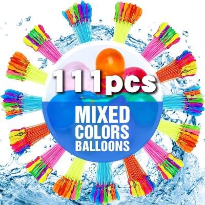 China Toy Wholesale 111pcs/Pack Summer Popular Hot Selling Mini Small Colorful Round Self-Sealing Water Balloon Gift for sale