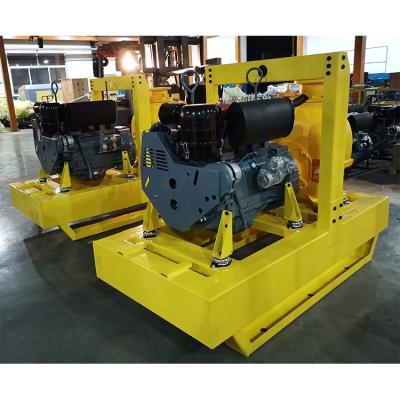 China Commercial buildings self-priming diesel pump set trailer pump diesel engine mining water pump set for industrial sewage for sale