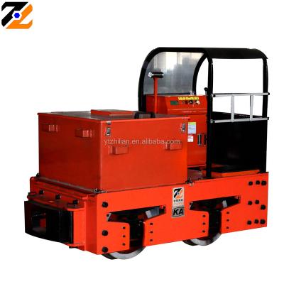 China Mining Locomotive 1.5 Ton Underground Mining Electric Battery Locomotive for sale