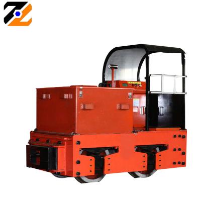 China Small Mining Train CTY5.0 Battery Locomotive For Underground Mine Tunnel Driving for sale