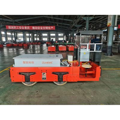 China China Brand 1.5/2.5/5/8T Famous Lead Acid Battery Locomotive Lithium Battery Mining Railway Underground Locomotive For Mine for sale