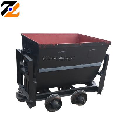 China Construction Material Stores Bucket-Tilting Underground Mining Trolley For Underground for sale