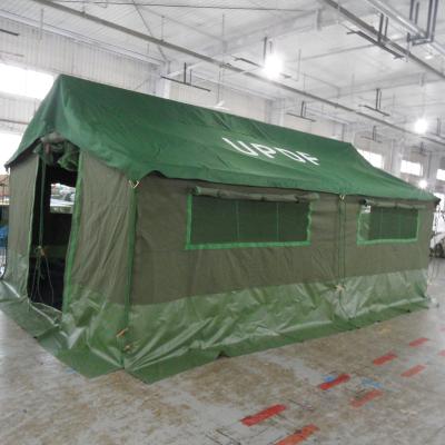 China Camouflage game fly double ripstop militar canvas tents/field tent uganda winter military tent termo for sale