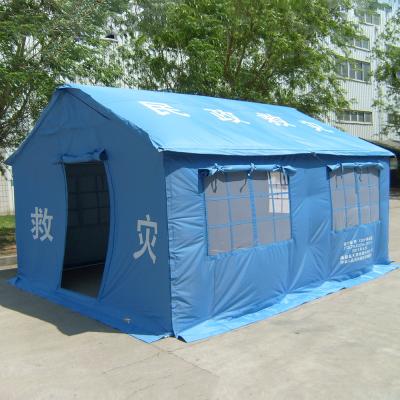 China Steel Tube 12m2 Rescue Relief Tent Refuge Tent Disaster Relief Tent for sale