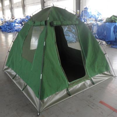 China Large Fiberglass Windows Tent 2 Person Canvas Ultralight Camping Tent for sale