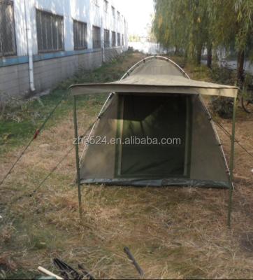 China Cheapest Outdoor Camping Family Tent China Factory 3*3m Rip-stop Family Camping Tent With Veranda Export To Africa for sale