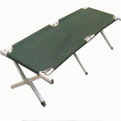 China Easy Steel Folding Post Military Camping Bed for sale