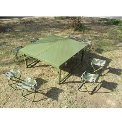 China Dining table and adjustable folding chairs for sale