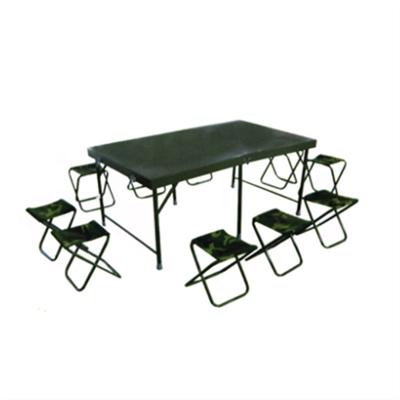 China Cheap Easy Camping Table Camping Chair Military Table Chair for sale