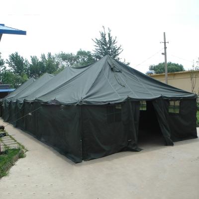 China Steel Tube Canvas Military Wall Tent for sale