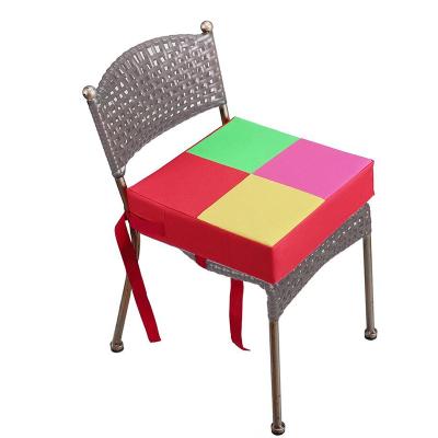 China PORTABLE Hot Selling Custom Made Oxford Fabric 32CM*32CM*8CM Non-slip Height Baby Dining Chair Raised Cushions for sale