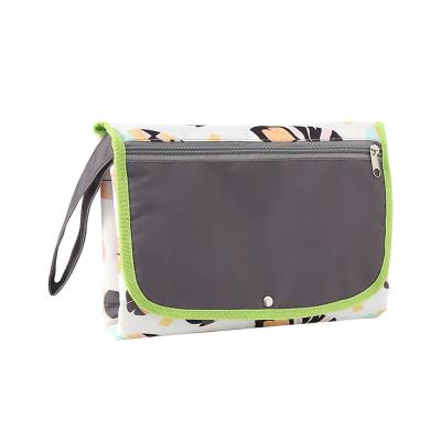 China Safe Customize Wholesale Multifunctional Waterproof Portable Diaper Bag With Changing Changing Mat Diaper Pad for sale