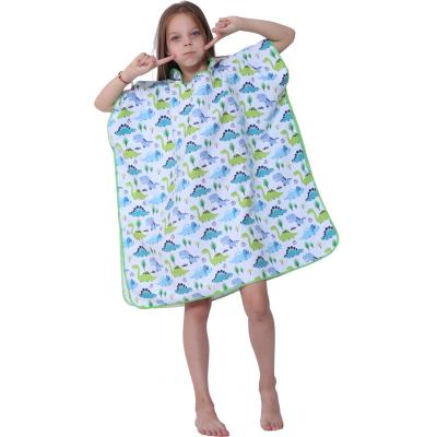 China Microfiber Baby Blanket Washable Quick Dry Foldable Custom Animal For Girls Travel for sale