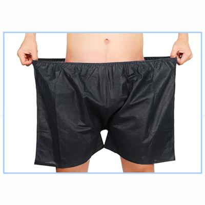 China High Quality Non Woven Disposable Soft Breathable Mens Underwear Breathable Panties Black for sale