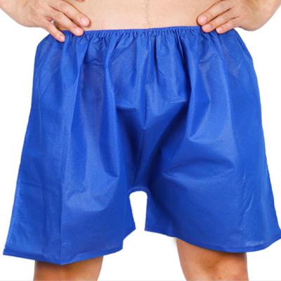 中国 Breathable Good Quality Mens Underwear Boxer Shorts Boxers Non Woven Disposable Underwear Mens Briefs For Spa 販売のため