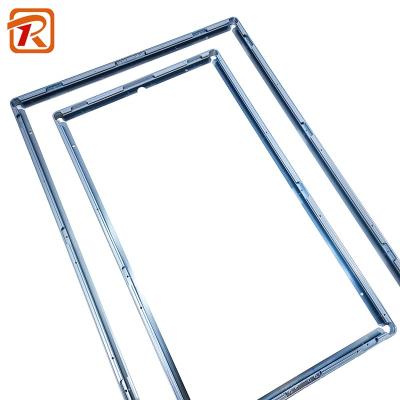 China Industry Customized Size Anodized Assembled Recessed Aluminum Frame LED Panel Frame LED Profile Light for sale