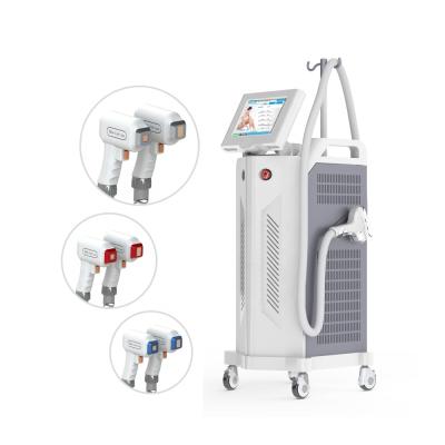 China New 808 755 1064 hair removal nanometer 3 wavelength in one laser hair removal machine for sale/808nm diode laser for sale