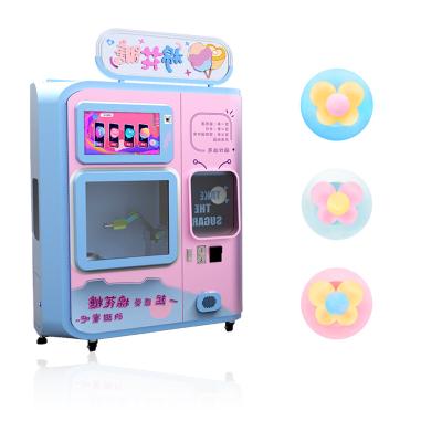 China 2022 New Flower Commercial Sourcing Automatic Cotton Candy Vending Snack Machine For Small Business And Beverage MG330 for sale