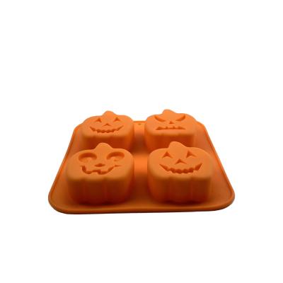 China Eco-Friendly DIY Factory Wholesale Halloween Horror Cake Candy Chocolate Mold Kitchen Tools for sale