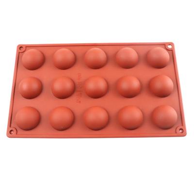 China Wholesale custom sphere semi viable hot chocolate peanut bean candy silicone molds for chocolate bombs 2021 for sale