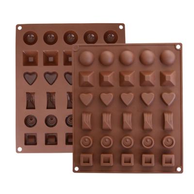 China Christmas Molde De Policarbonato Para Sustainable Molde Silicone Cake Tools Custom Silicone Chocolate Mold for sale