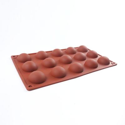 China High Quality Hot Selling 15 Silicone Chocolate DIY Candy Mold Cake Decoration Viable Same Tools Kitchen Baking Accessories for sale