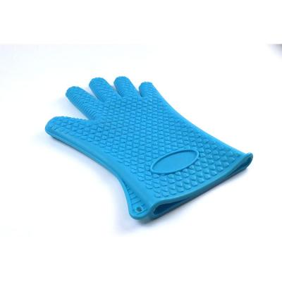 China Modern Life Amazon Hot Selling Heat Resistant Anti Prevent Burns Silicone Oven Gloves EasyClean Comfortable And Soft for sale