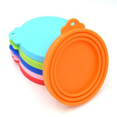 China High Quality Sustainable Accept Custom Rounded Silicone Outer Tank Lid For Pet Cat And Dog Food for sale