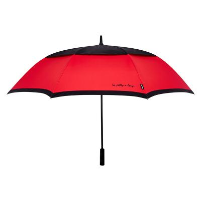 China Minimalist 27 inch golf umbrella with double layer for sale