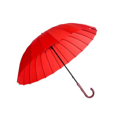 China Minimalist Japanese 24 Ribs 23 Inches Umbrella For Resistant Heavy Rain And Wind for sale