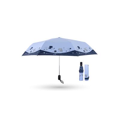 China Cat Series Sunny Cute Minimalist And Rainy Automatic Open Umbrella for sale