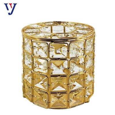 China Wholesale fashion minimalist top rattan stain paper towel holder car bathroom paper towel holder plastic luxury leather crystal box for sale