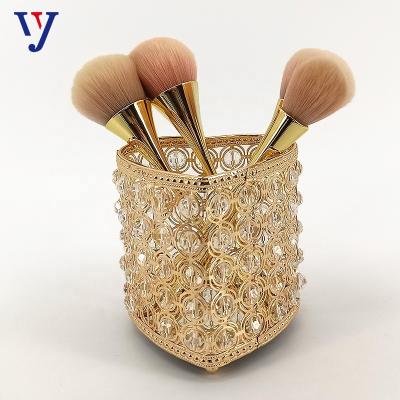 China Eco-friendly Design Popular Makeup Brush Tooth Holders Make Up Carbon Desk Accessories Toilet Pen Stand for sale