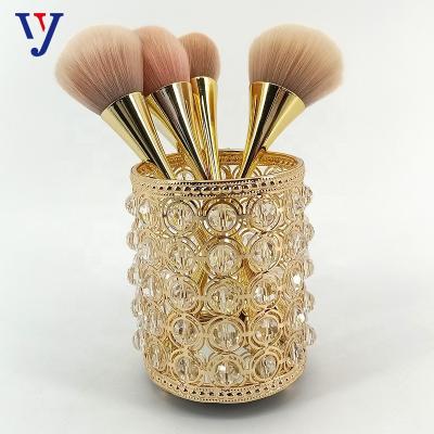 China New Design Eco-friendly Table Pen Holder Container Crystal Organizador De Escritorio Organizer Stationery Pot Home Desk Accessories for sale